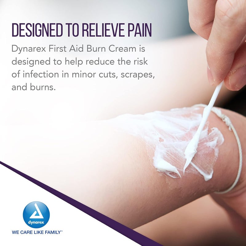 Dynarex First Aid Burn Cream Burn Ointment For Minor Cuts Wounds Burns Single Dose WaterBased Formula with Benzalkonium Chloride For Medical Home Care 09g Packets Box of 144 - Image 3