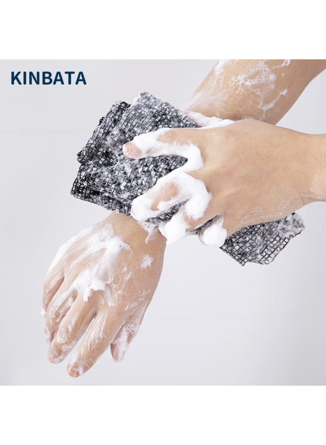Kinbata Exfoliating Towel, Powerful Back Scrubber, Double-sided Exfoliating And Mud Scrubber, Pink Version - Image 5