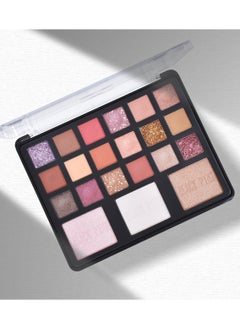 Black Pink Eyeshadow and highlighter palette  - Image 3