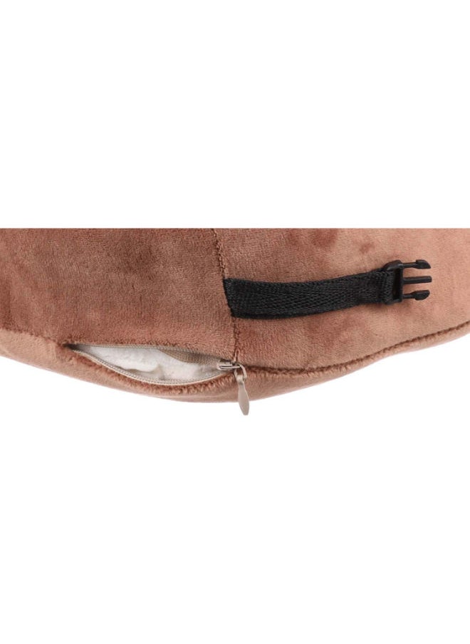Generic - Comfy Neck Support Soft Memory Foam Travel Neck Pillow U-Shape For Car, Travel, Office,Airplane and Gifts - Beige - Image 1