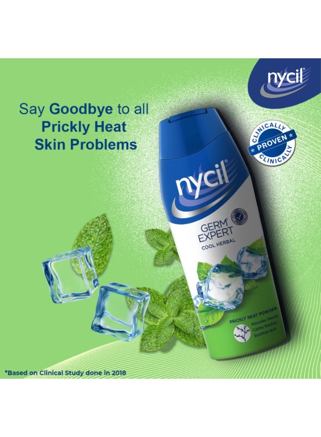 Nycil Germ Expert Cooling Talc - Cool Herbal 150 g (Get 25% Extra) - Image 4