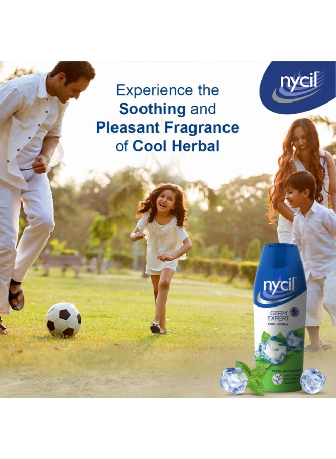 Nycil Germ Expert Cooling Talc - Cool Herbal 150 g (Get 25% Extra) - Image 3