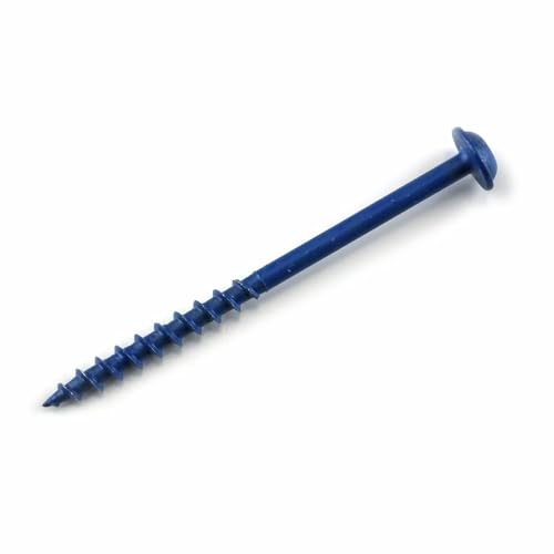 Kreg SML-C250B-50 Blue Kote Pocket Screws, 2 1/2-Inch, Coarse Thread, Maxi-Loc Head (50 Count) - Image 2