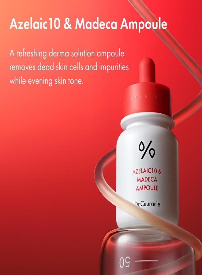leegeehaam Dr.Ceuracle Azelaic Acid 10 & Madecassoside Ampoule - Redness Relief and Soothing Serum for Sensitive Skin and Blemish-Prone Spot Care, Korean Skincare for Stocking Stuffers - Image 3