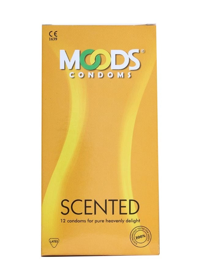 Moods Scented Condoms 12 Pieces  - Image 1