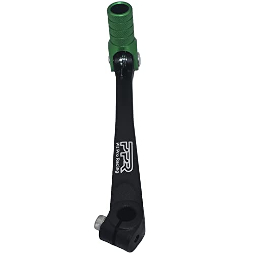 PPR PIT PRO RACING CNC Aluminum Gear Shifter Lever Foldable Gear Shift Lever Fit for 50cc 110cc 250cc CRF50 XR50 XR CRF Dirt Pit Monkey Bike Motorcycle ATV Quad Accessories Parts BlackGreen - Image 5
