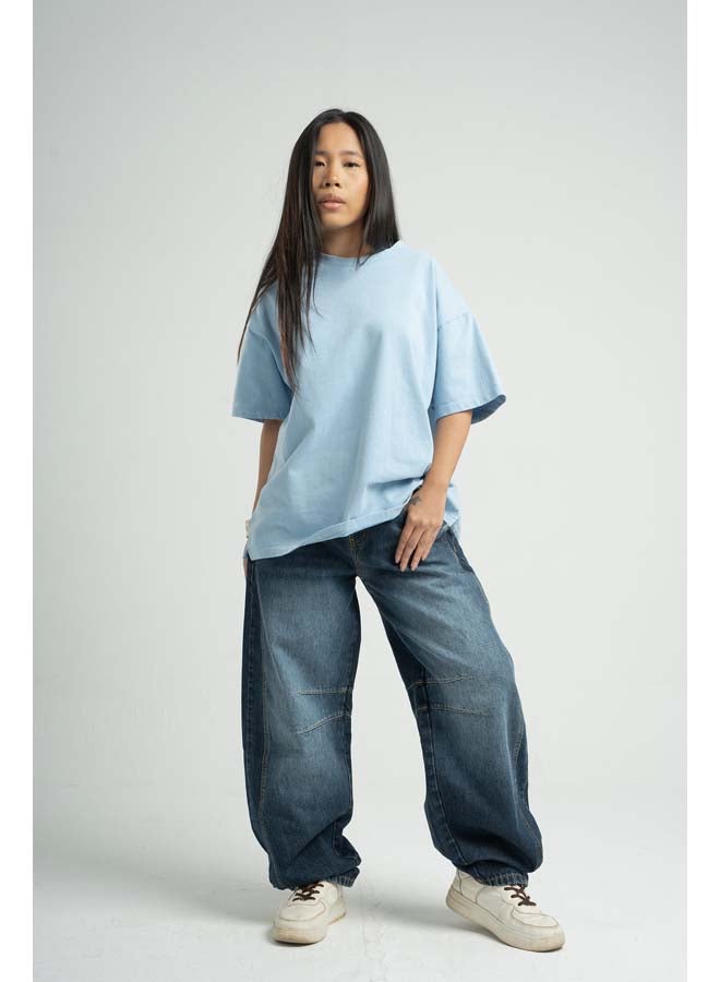 ASTK Low-Waisted Balloon Fit Jeans - Image 1