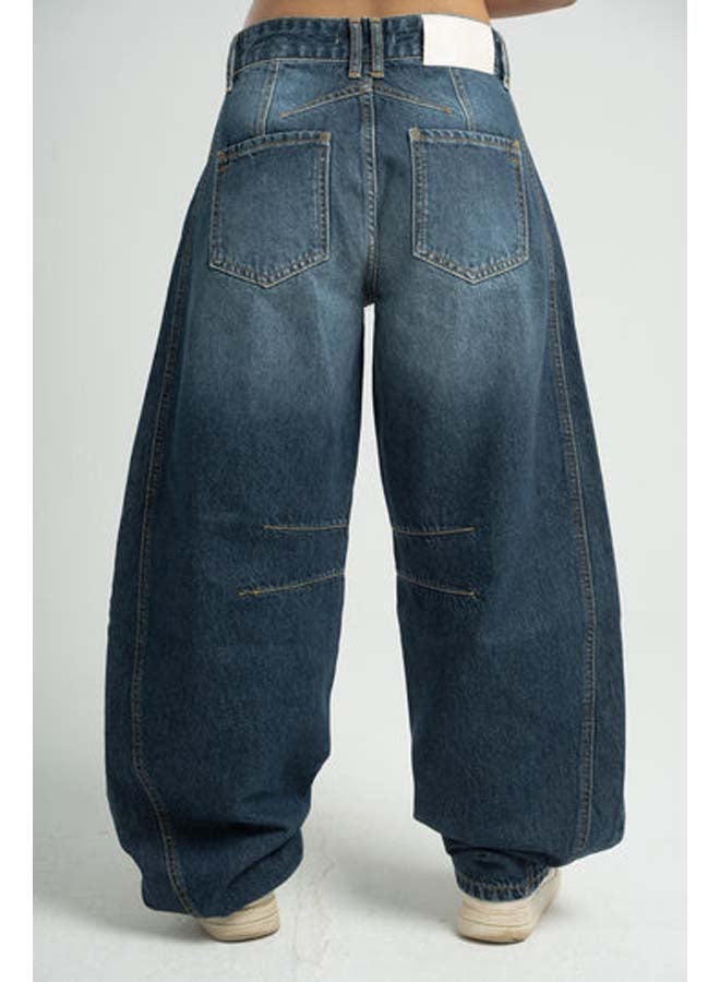 ASTK Low-Waisted Balloon Fit Jeans - Image 4