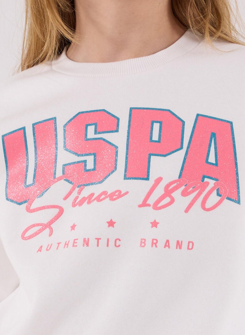 يو اس بولو اسن طقم جمبسوت بنات يو إس بولو أسن. أبيض - Image 5