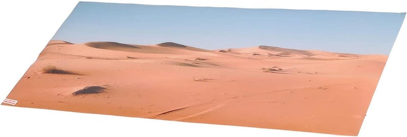 Aquarium Poster PVC Self Adhesive 3D Desert Style Fish Tank Background Decoration, High Definition Non Reflective Wallpaper for Freshwater and Saltwater Tanks (61 * 41CM) - Image 2