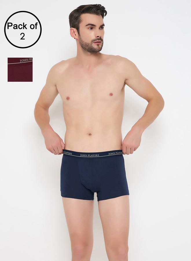 John Players Pack of 2 - Men Cotton Trunk - Image 1