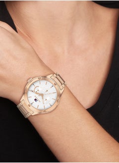 TOMMY HILFIGER Women's Analog Round Shape Stainless Steel Wrist Watch 1782682 - 41 Mm  - Image 4