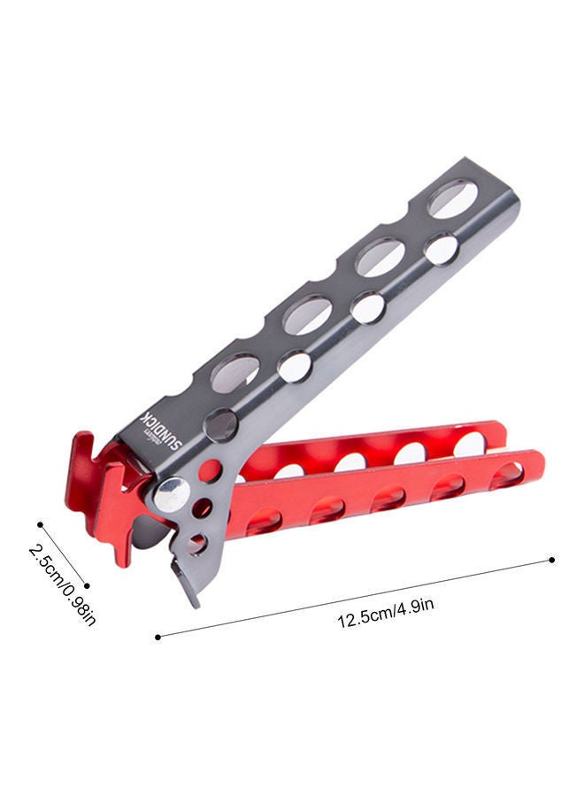 NIBEMINENT Outdoor Camping Portable Frying Pan Hand Tong  - Image 4