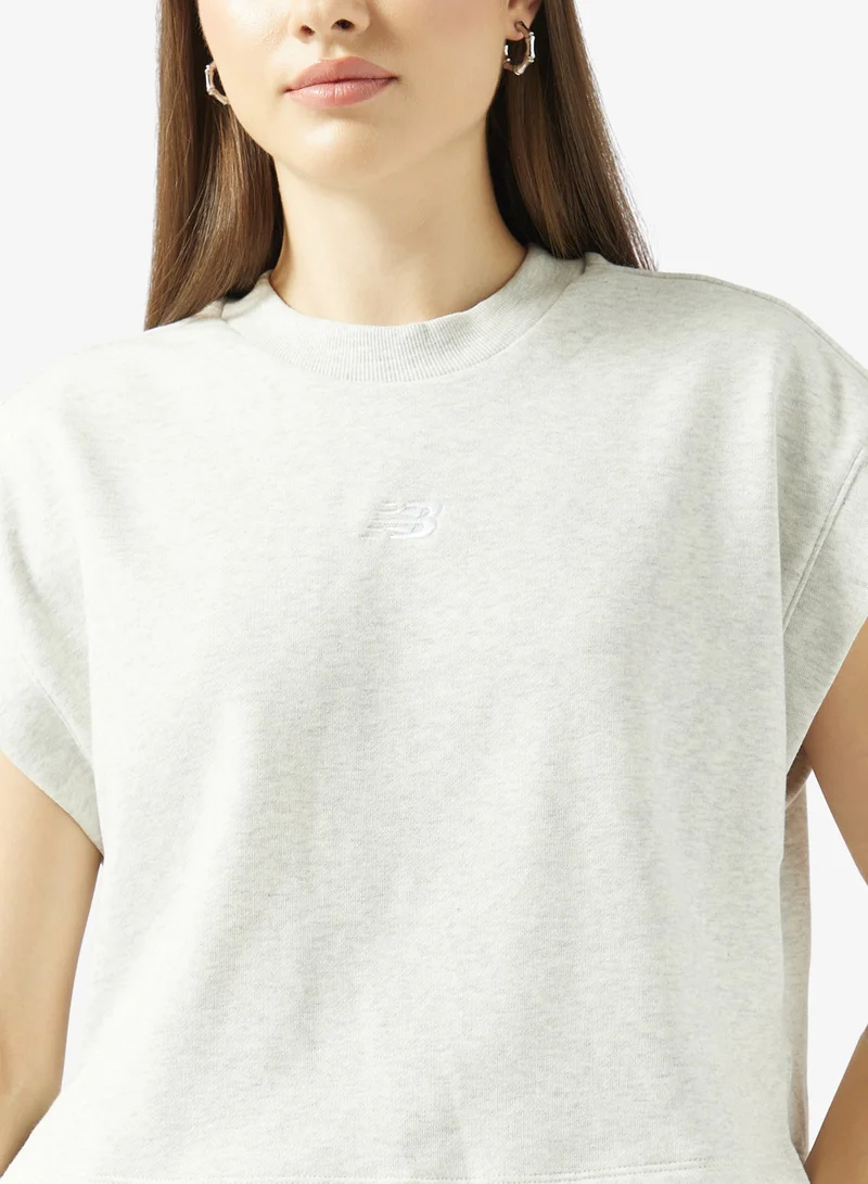 New Balance  French Terry Soft T-Shirt for Women | Best Price UAE