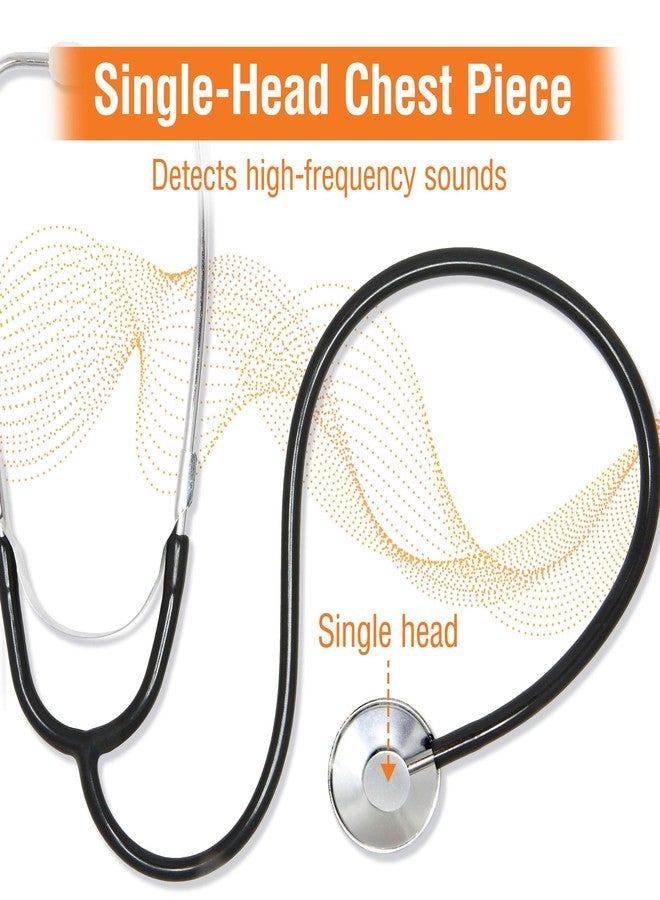TenderGentle Stethoscope for Adults and Pediatrics - Standard Head Stethoscopes for Nurses, Doctors, EMTs - Estetoscopio Profesional - Image 3