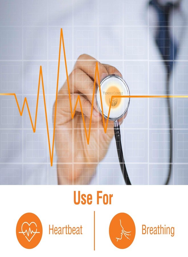TenderGentle Stethoscope for Adults and Pediatrics - Standard Head Stethoscopes for Nurses, Doctors, EMTs - Estetoscopio Profesional - Image 5