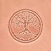 Tandy Leather Tree of Life Stamp Head Easy Professional Style Leather Stamping for Sheaths Wallets Journal Covers and Belt Designs Detailed Craftool Tool - Image 2