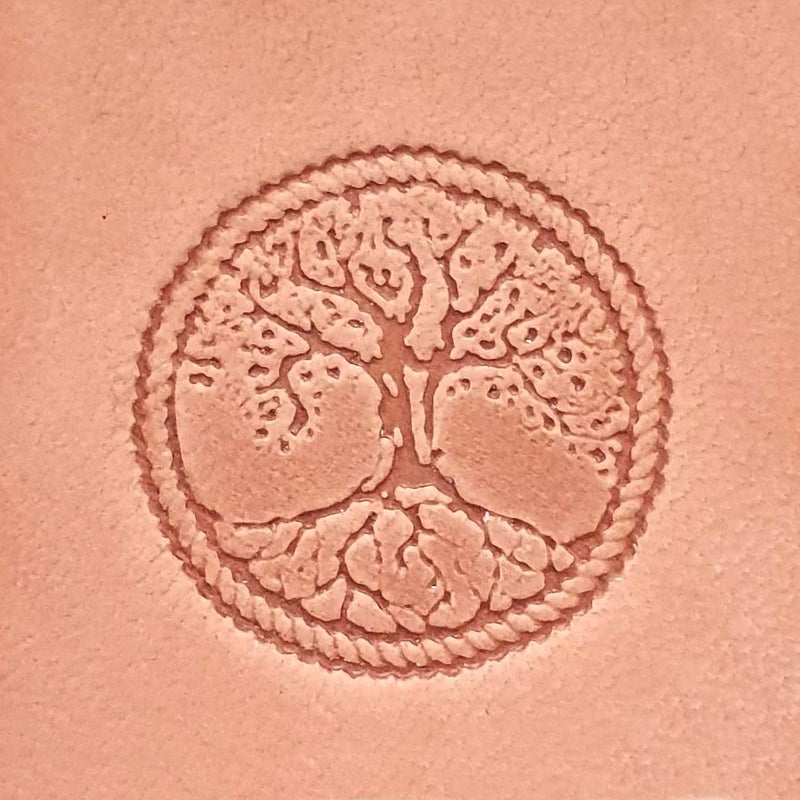 Tandy Leather Tree of Life Stamp Head Easy Professional Style Leather Stamping for Sheaths Wallets Journal Covers and Belt Designs Detailed Craftool Tool - Image 3