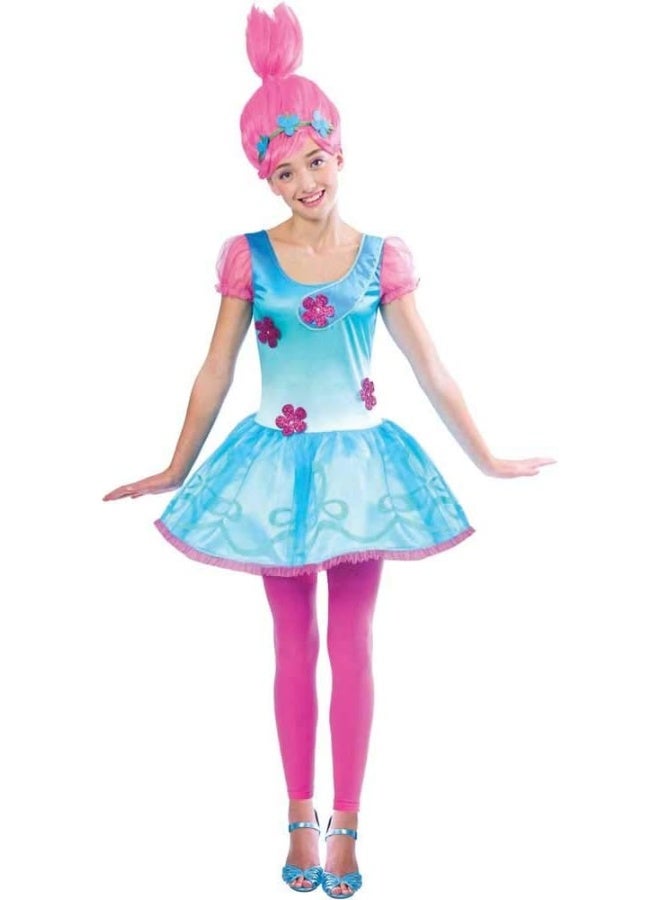 Amscan زي أمكان 9901488 للأميرات بوبّي من تروولز - العمر 10-12 سنة - 1 قطعة