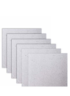 6 Pack High Temperature Mica Microwave Waveguide Covers for Universal Oven Repair 13cm x 13cm