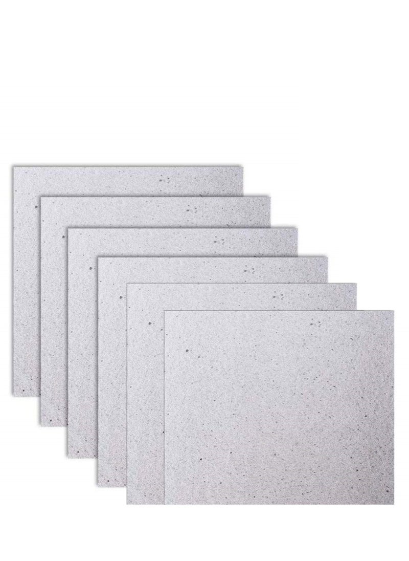 Generic - 6 Pack High Temperature Mica Microwave Waveguide Covers for Universal Oven Repair 13cm x 13cm - Image 1