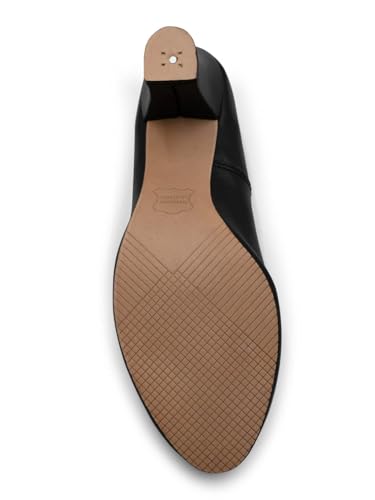 Capezio حذاء الرقص كابيزيو Jr. فوتلايت T-Strap أسود - 10.5 M US - Image 4