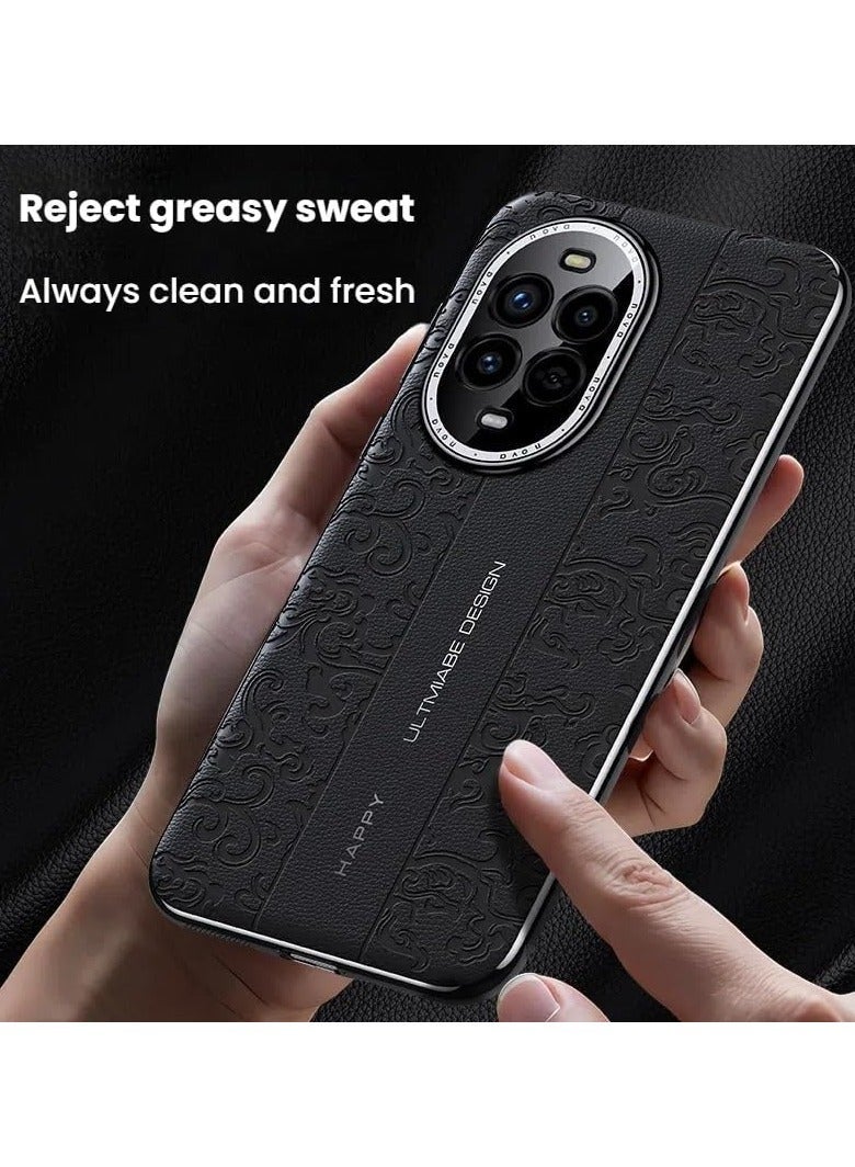 Case Compatible Huawei Nova 13 Pro (5G), Built-in Precision Hole Lens Protection, Leather Engraved Jiyun Protective Case Huawei Nova13Pro - Image 5