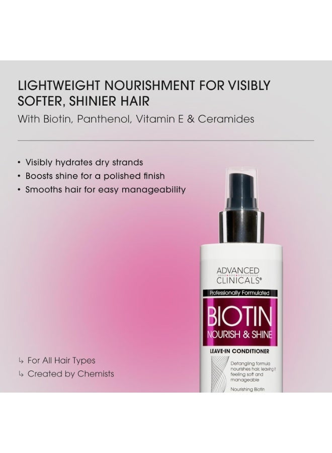 أدفانسد كلينيكال بلسم الشعر بالبيوتين من أدفانسد كلينيكالز، 8 أونصة سائلة (237 مل) - Image 2