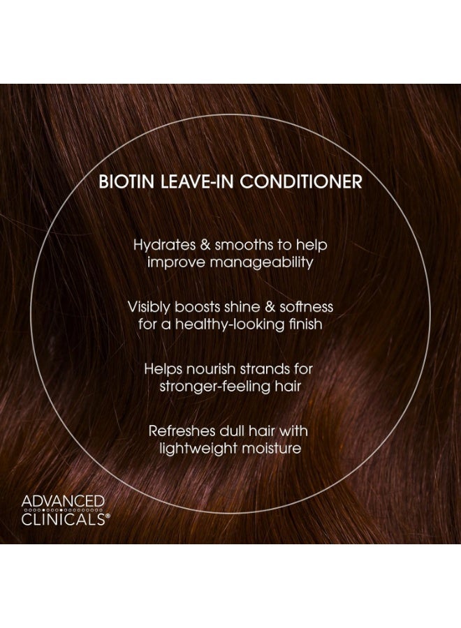 أدفانسد كلينيكال بلسم الشعر بالبيوتين من أدفانسد كلينيكالز، 8 أونصة سائلة (237 مل) - Image 5