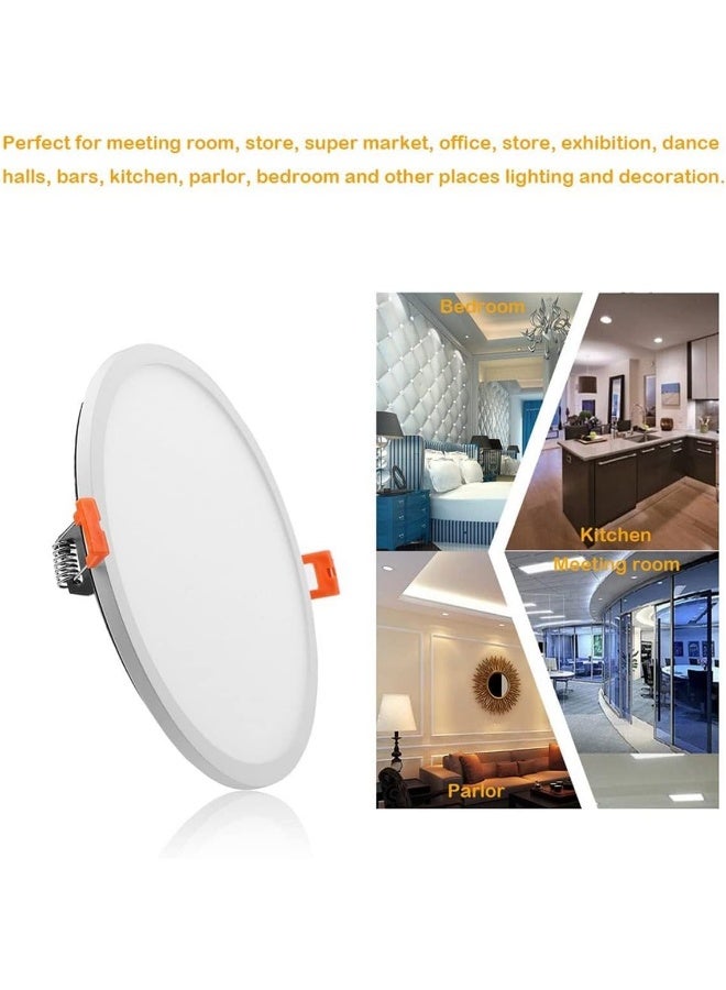 Melfi Led Panel Light Adjustable Free Cut Hole Led Round Ceiling Panel Light Working Environment Suitable For For Bedroom, Drawing Room, Offices, Corridor, Industrial Plants (Day Light, 20W)