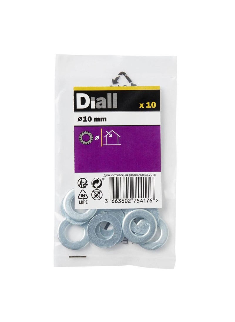 Generic - Steel Shakeproof Washer Pack M10 10 Piece - Image 1
