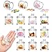 Sumind Cute Miniature Dollhouse Food Jar Glass Bottle 112 Mini Fruit Simulation Scene Candy Snack Model Party Doll House Kitchen Decoration for Dollhouse Dessert10 Pcs - Image 2