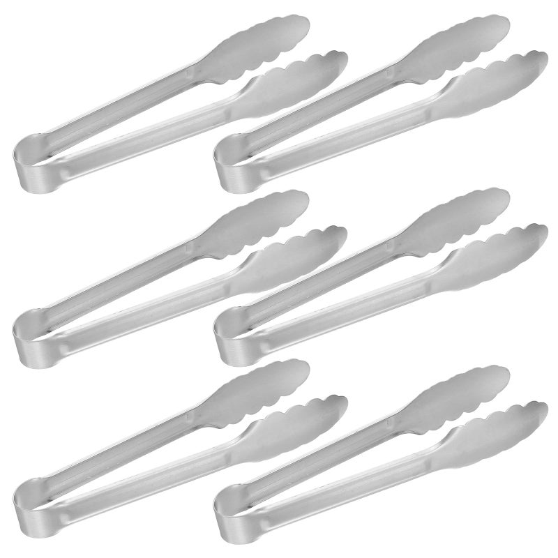 Stainless Steel Sugar Cube Tongs Non Slip Kitchen Utensils for BBQ Cooking Serving - Image 2