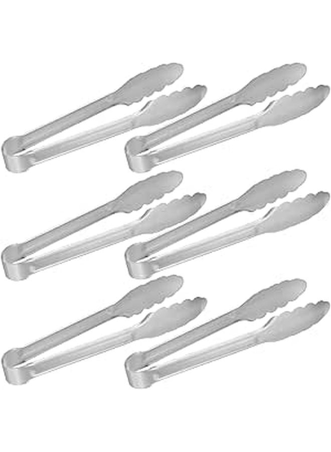 Stainless Steel Sugar Cube Tongs Non Slip Kitchen Utensils for BBQ Cooking Serving - Image 1