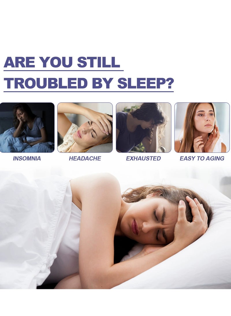 ximonth Sleep Patches for Adults – Plant-Based Relaxation Stickers, Natural Sleeping Stickers to Improve Sleep Quality, Sleep Support Patches for a Better Sleep, for Travel & Stress Relief (42PCS) - Image 3