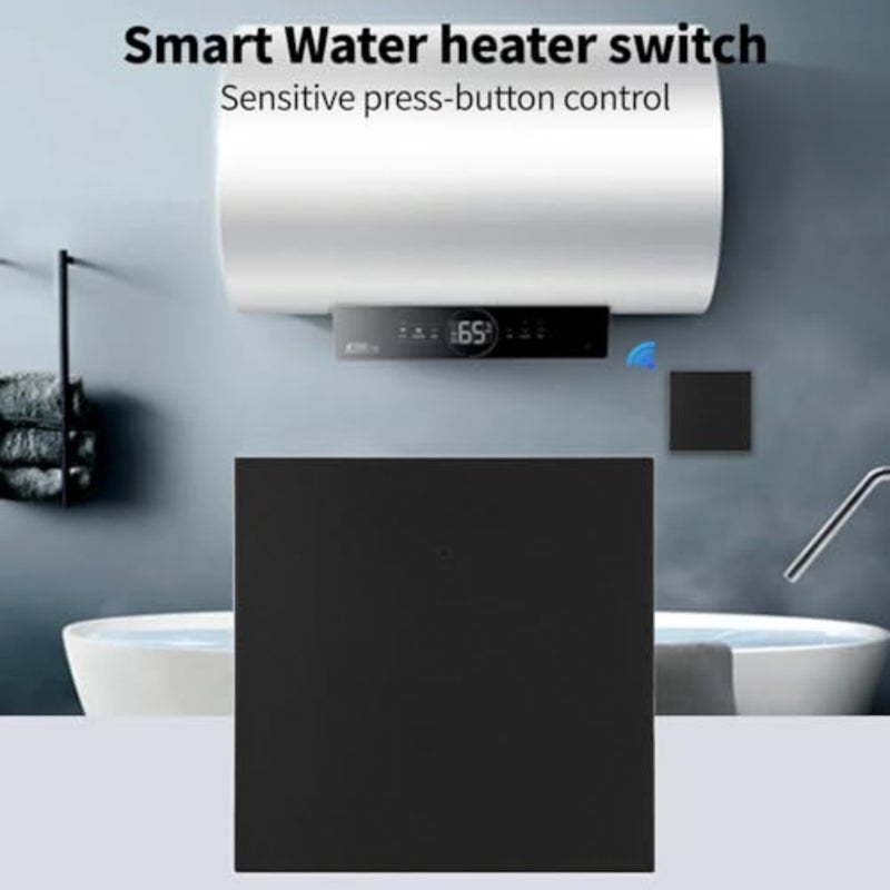 Tuya Smart Water Heater Switch, 20A 4000w Boiler Switch, Voice Control via Alexa Echo and Google Home, Remote Timer Function Black, 40Amps - Image 3