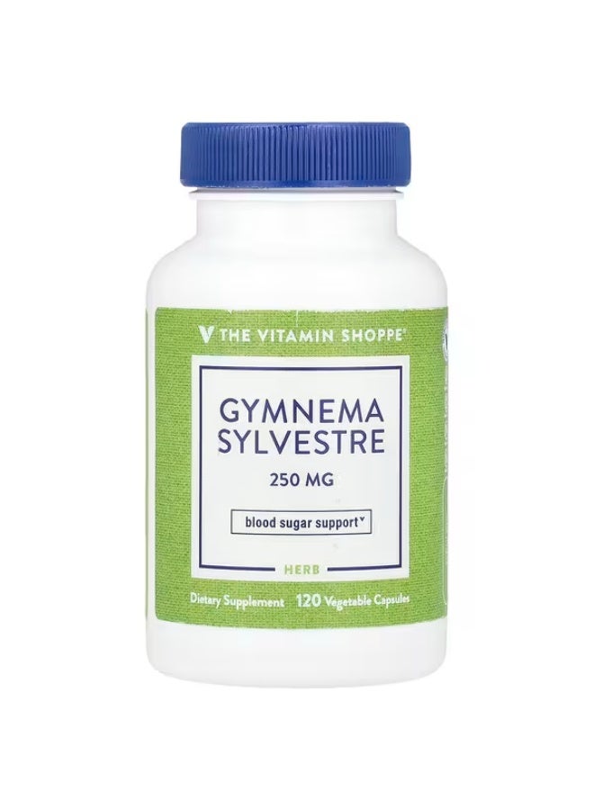 The Vitamin Shoppe, Gymnema Slyvestre, 250 mg, 120 Vegetable Capsules