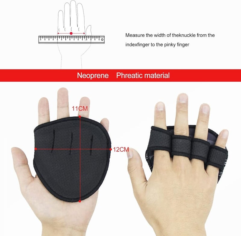 دايونغ وسادات قبضة DAYONG Grip Pads، مانعة للانزلاق، مناسبة للرجال والنساء، قفازات رياضية مثالية لرفع الأثقال وتمارين البنش برس والتدريب الشامل - Image 3