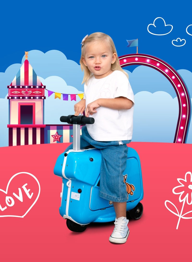 Airwheel Airwheel SQ3 Kids Electric Luggage - Pink | 15L Compact Travel Luggage, Motorized Electric Luggage Scooter for Convenient and Fast Travel with Removable Battery | Official Dealer in UAE  - Image 2