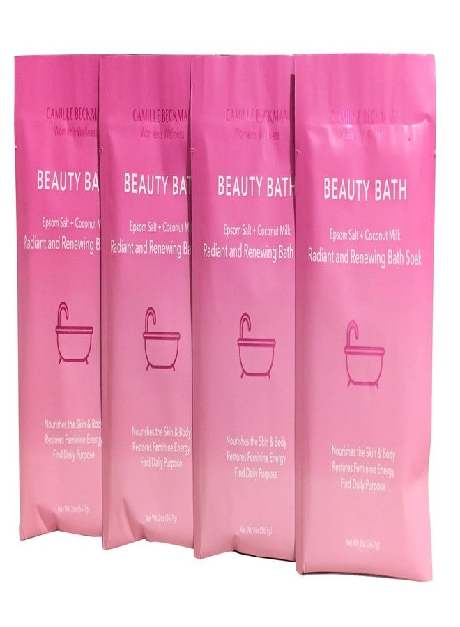 Camille Beckman Radiant & Renewing Bath Soak, Beauty Bath, 2 Oz (Pack of 4) - Image 1