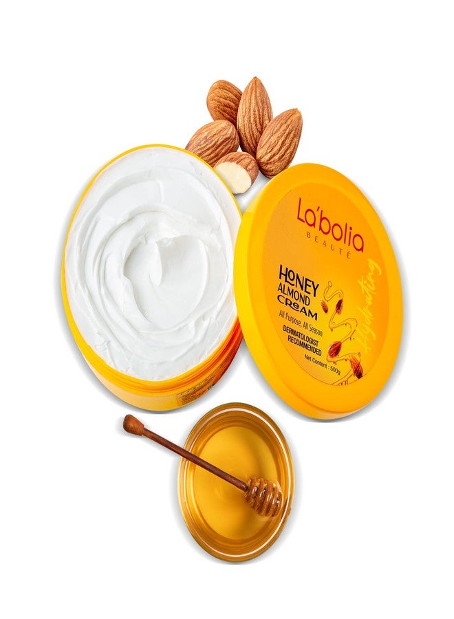 Labolia Beaute Honey Almond Cream With Vitamin E Revives Natural Glow & Improves Skin Texture | All Purpose, All Season | Dermatologist Recommended | 2 X 100gm - Image 5
