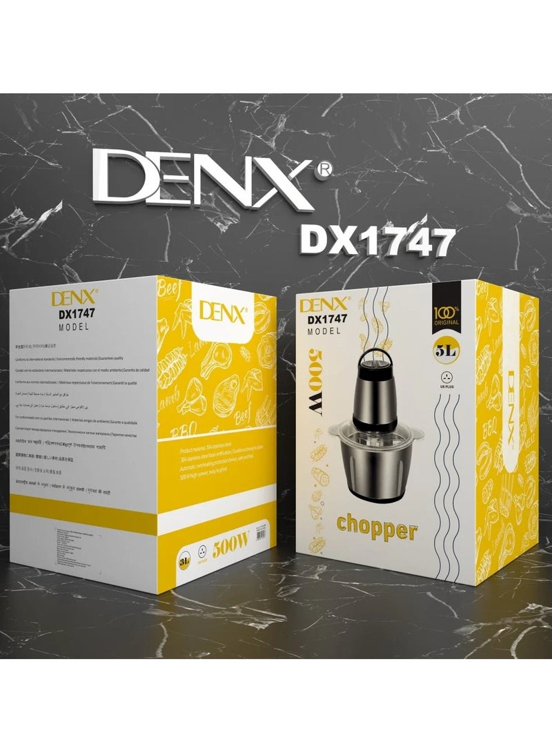 Denx Dinex DX1736 850W Multi-Function Meat Grinder and Slicer - Image 2