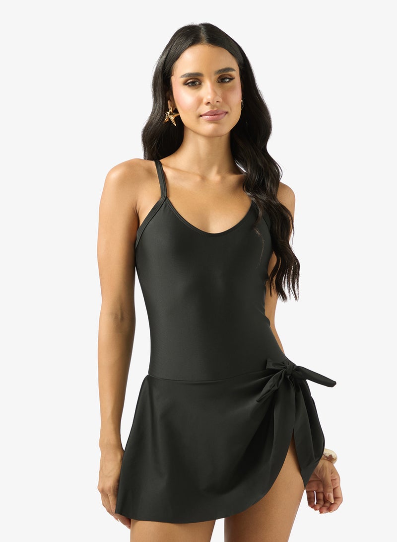 ELLA Swimsuit With Ruched Skirt - Image 1