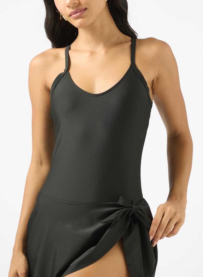 ELLA Swimsuit With Ruched Skirt - Image 3