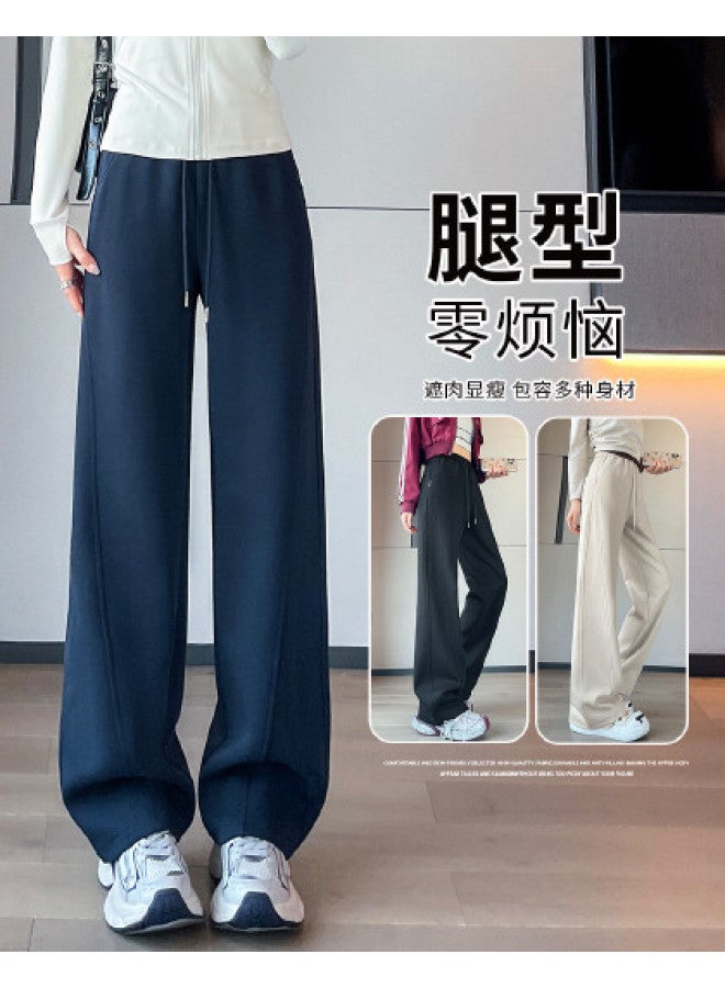 Hstyle Slim-fit Banana Wide-leg Pants For Women - 2025 Spring/fall Collection, Optional Extended Length, Loose Comfortable Athletic Tapered Pants, Slimming & Versatile Casual Trousers - Image 1