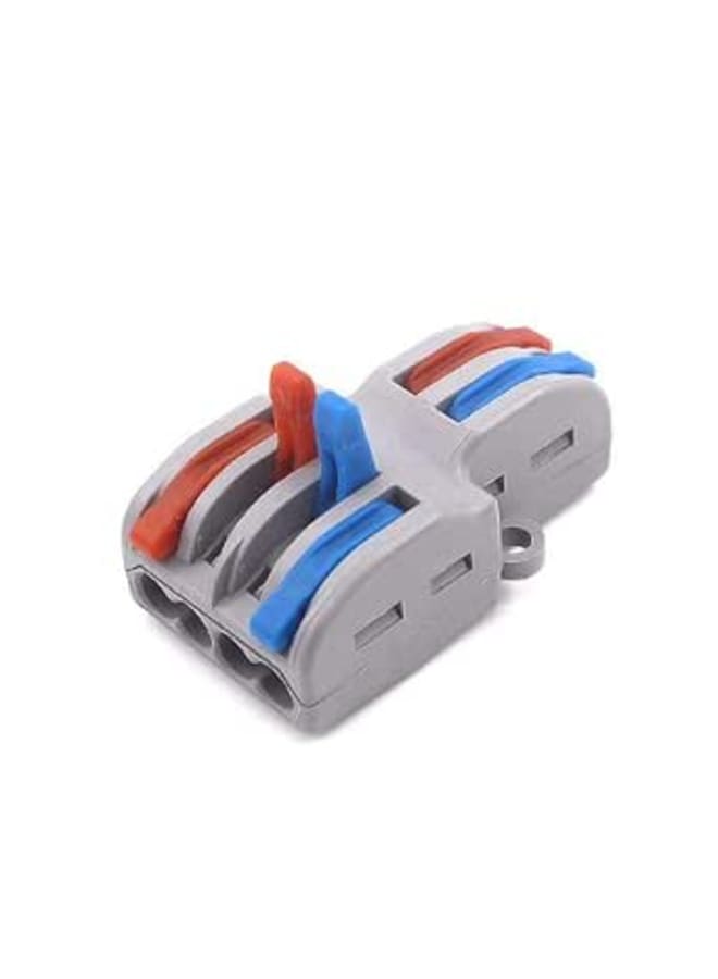 SPL-42 Push-In Terminals Connector – 2 In 4 Out Cable Connection for Quick and Secure Wiring – Easy Installation for Electrical Projects