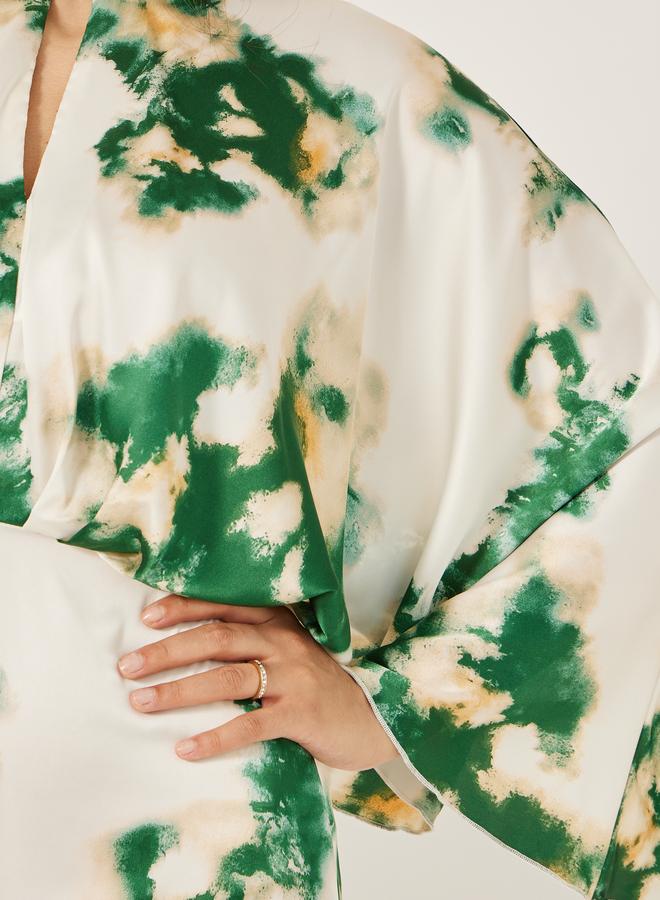 Styli Tie Dye Midi Dress  - Image 5