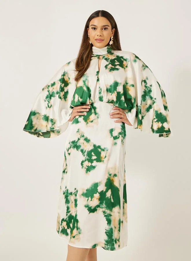 Styli Tie Dye Midi Dress
