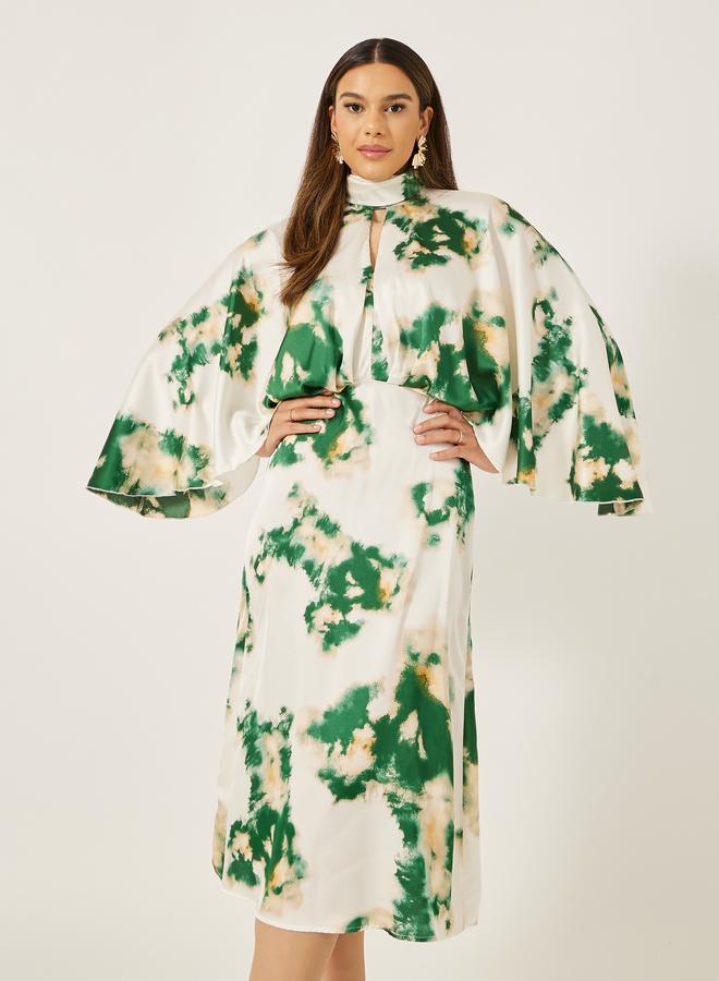 Styli Tie Dye Midi Dress  - Image 3