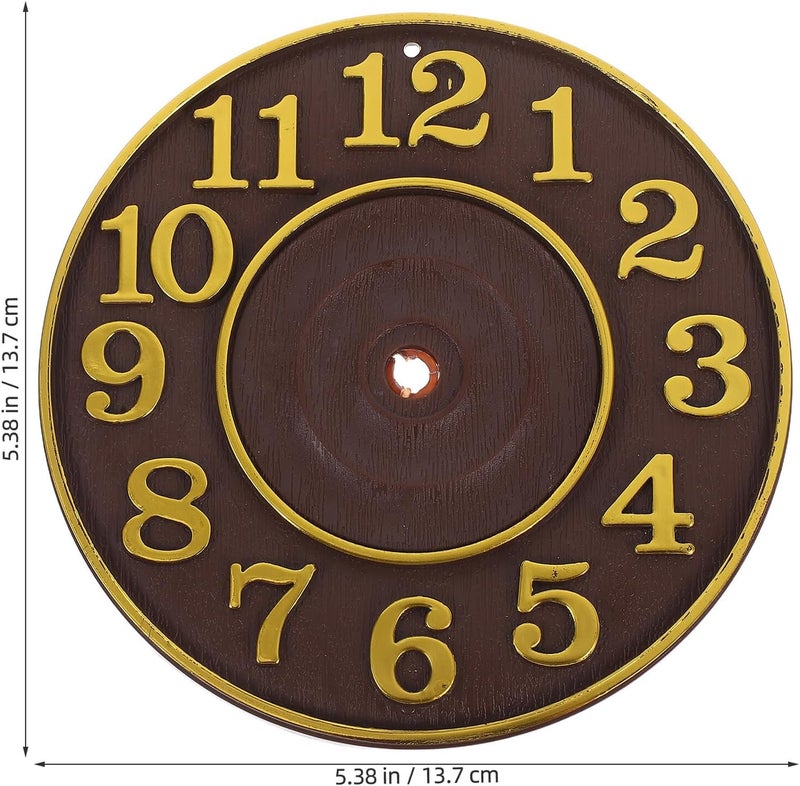SECFOU Cuckoo Wall Clock with Arabic Numerals Retro Vintage Replacement Clock Dial for Living Room Bedroom Decorative Home Hanging - Image 2